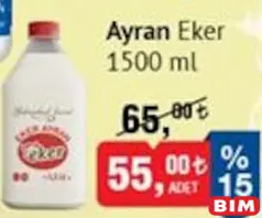 EKER AYRAN 1,5 L EKER AYRAN 1,5 L